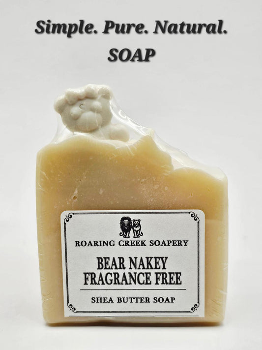 Bear Nakey Fragrance Free Shea Butter Soap